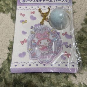 My Melody Acrylic Charm Keychain F/S-M501 from japan Rare  Good condition