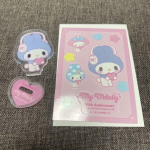 My Melody 50Th Anniversary Acrylic Stand F/S-M503 from japan Rare  Good conditio