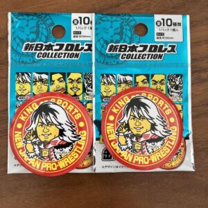 New Japan Pro Wrestling Tanahashi Hiroshi Can Badge F/S-M503 from japan Rare  Go