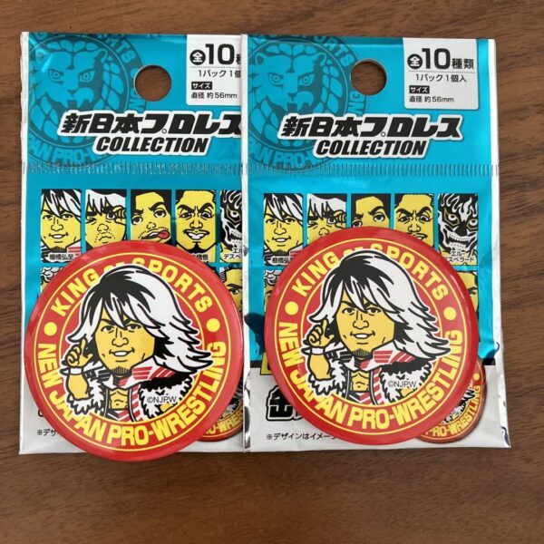 New Japan Pro Wrestling Tanahashi Hiroshi Can Badge F/S-M503 from japan Rare  Go