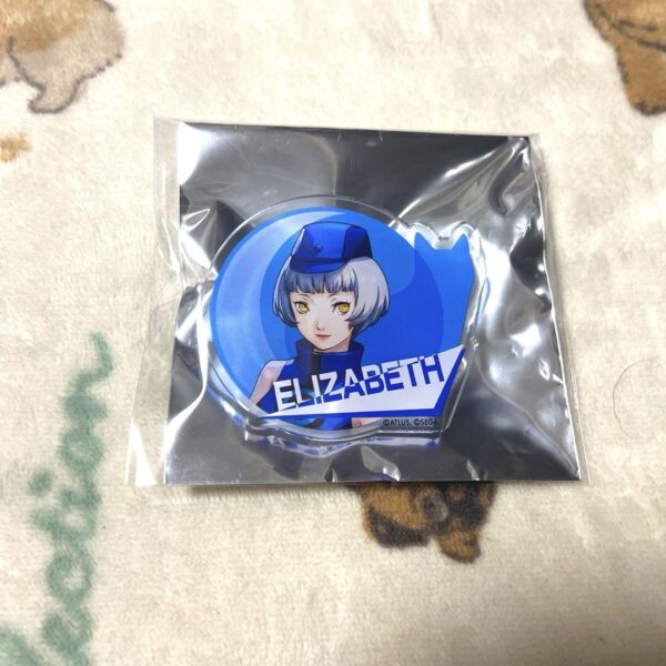 Persona 3 Reload Elizabeth Namja Town Collaboration Name Badge F/S-M501 from jap