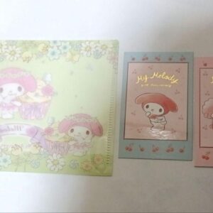My Melo 50Th Anniversary 100 Yen Store Mini Clear File And Card F/S-M503 from ja