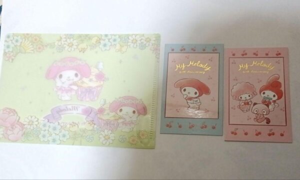 My Melo 50Th Anniversary 100 Yen Store Mini Clear File And Card F/S-M503 from ja