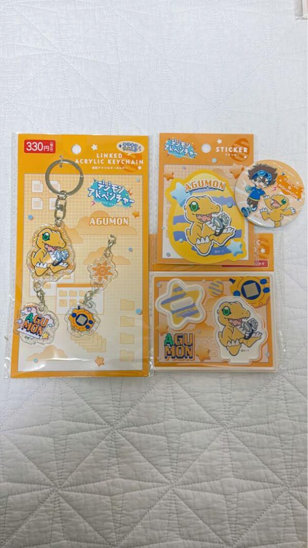Digimon Agumon Set F/S-M503 from japan Rare  Good condition