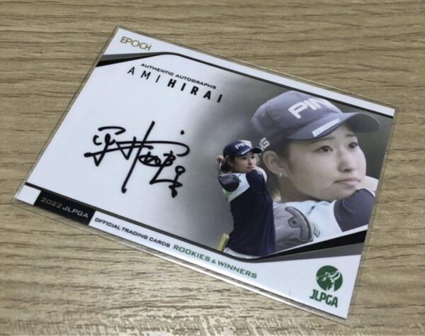 Epoch 2022 Ami Hirai Autographed Card Women'S Golf F/S-M501 from japan Rare  Goo