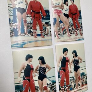 Women'S Professional Wrestling Raw Photo Chikusa Nagayo Yumi Ogura 4-Piece Set F