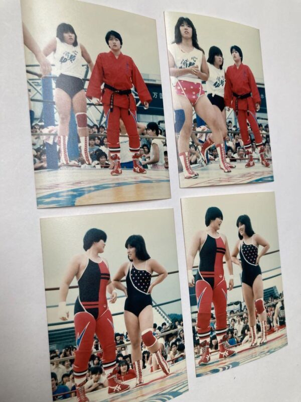 Women'S Professional Wrestling Raw Photo Chikusa Nagayo Yumi Ogura 4-Piece Set F