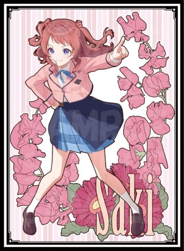 Saki Hanami Mucha Card Sleeve Gakumasu Gakuen Idolmaster Oo