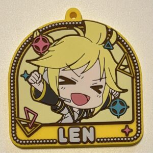 Proseca Len Rubber Keychain F/S-M501 from japan Rare  Good condition