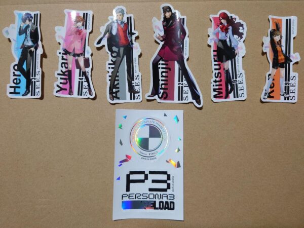 Persona 3 Reload Die Cut Sticker F/S-M501 from japan Rare  Good condition