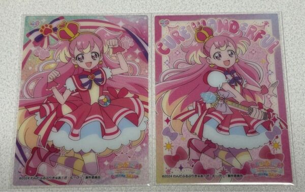 Wonderful Precure Clear Card Komugi Set F/S-M501 from japan Rare  Good condition