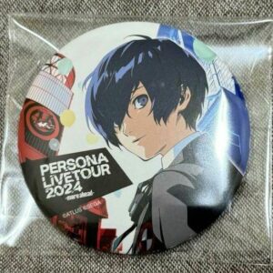 Persona Live Tour Can Badge 3 Main Character P3R F/S-M501 from japan Rare  Good