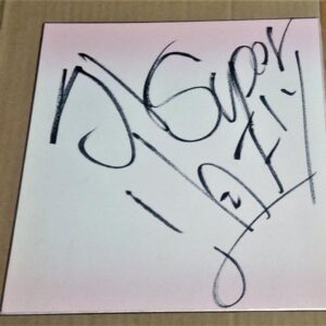 New Japan Pro Wrestling Gaido Autographed Color Paper F/S-M503 from japan Rare