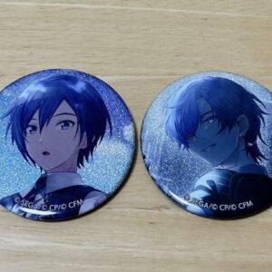 Proseca Kaito Glitter Tin Badge F/S-M501 from japan Rare  Good condition
