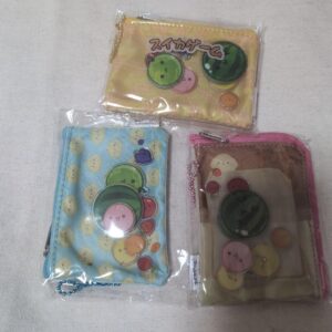 Watermelon Game Coin Case Set Of 3 F/S-M503 from japan Rare  Good condition