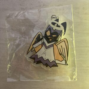 Hazbin Hotel Adam Acrylic Key Chain F/S-M501 from japan Rare  Good condition