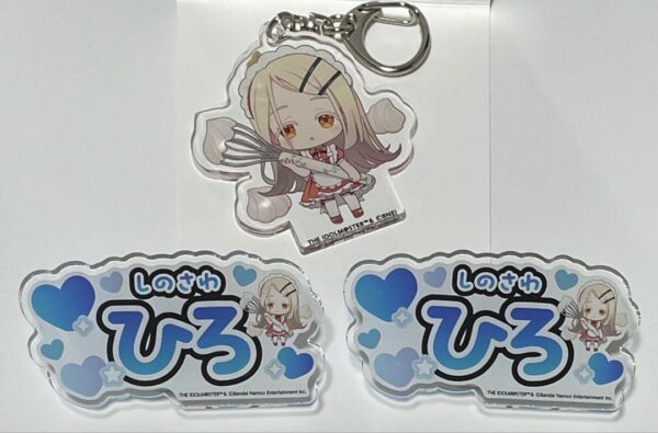 Gakuen Idolmaster Sweets Paradise Hiroshi Shinozawa Name Badge Ackey