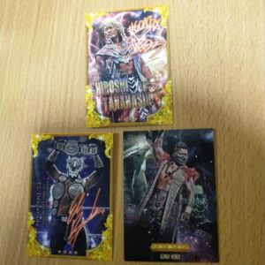 New Japan Pro Wrestling Lawson Store 100 3 Cards Set F/S-M503 from japan Rare  G