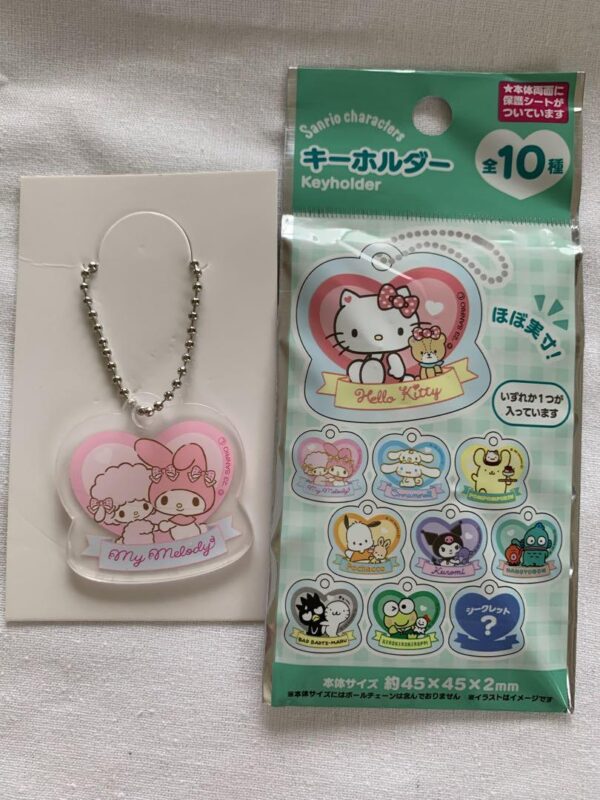 Shipping Included Acrylic Keychain Keys My Melody Sweet Piano F/S-M503 from japa