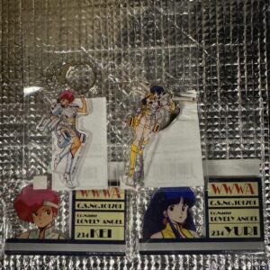 Dirty Pair Keychain Acrylic Id Card Kei Lily Set Of 4 F/S-M501 from japan Rare