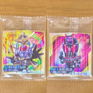 Kamen Rider Seal Wafer 3 Decade Gaim Sr2Set F/S-M501 from japan Rare  Good condi