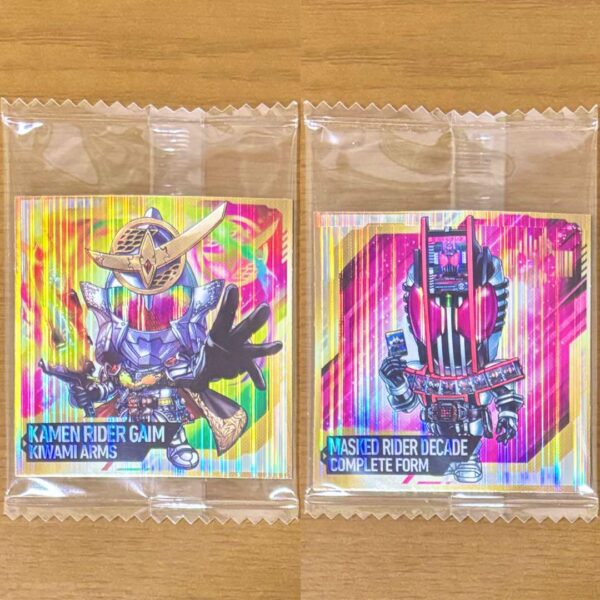 Kamen Rider Seal Wafer 3 Decade Gaim Sr2Set F/S-M501 from japan Rare  Good condi