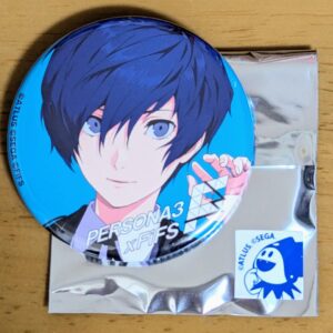 Persona 3 Fifs Illustration Exhibition Can Badge P3 Main Character F/S-M501 from