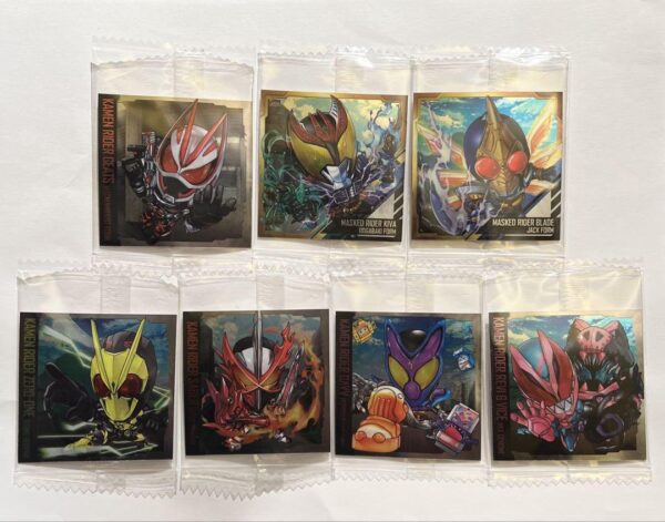 Kamen Rider Seal Wafer Vol.3 7 Pieces Set F/S-M501 from japan Rare  Good conditi