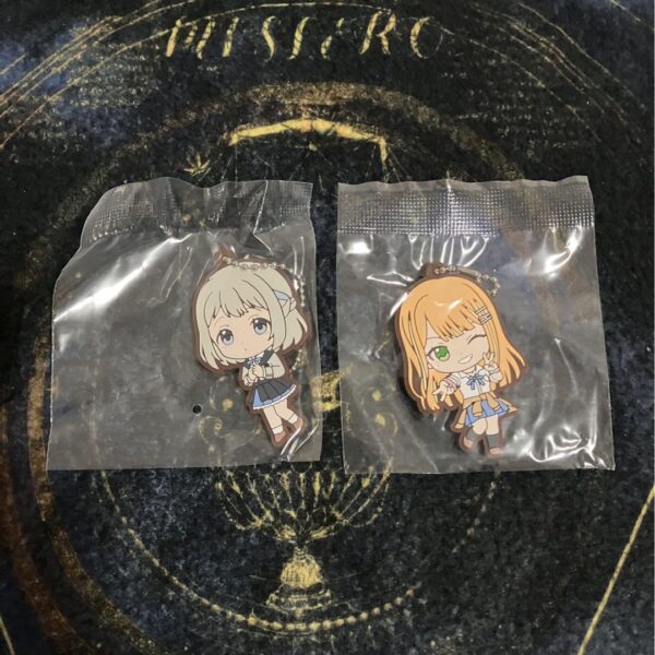 Gakuen Idolmaster Gakumasu Rubber Mascot Rubbermass Shiun Seika Ririya Katsuragi
