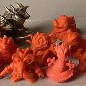 Godzilla Monster Army Part 2 Full Comp Orange Only F/S-M503 from japan Rare  Goo