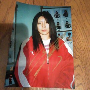 Yumi Fukawa Autographed Photo All Japan Women'S Pro Wrestling F/S-M501 from japa