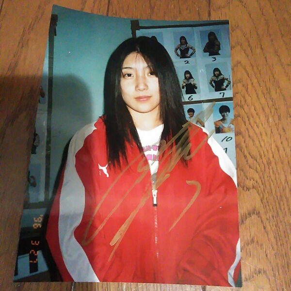 Yumi Fukawa Autographed Photo All Japan Women'S Pro Wrestling F/S-M501 from japa