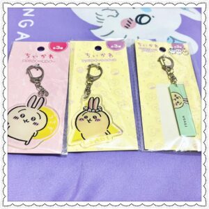 Chiikawa Rabbit Acrylic Keychain Set Of 3