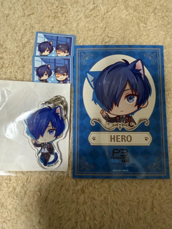 Persona 3 Nanja Main Character Set F/S-M501 from japan Rare  Good condition