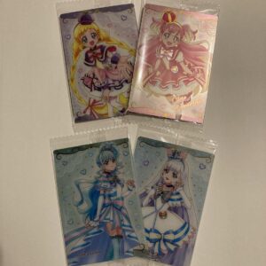 Wandaful Precure Wafer Card Set Of 4 F/S-M501 from japan Rare  Good condition