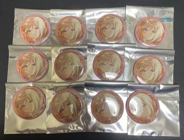 Gakuen Idolmaster Beginner Performance Commemoration Can Badge Rinami Himesaki