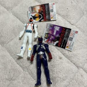 Kamen Rider Soft Vinyl Series 2-Piece Set F/S-M503 from japan Rare  Good conditi