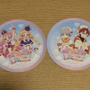 Wandaful Precure Tower Records Cafe Coaster F/S-M501 from japan Rare  Good condi