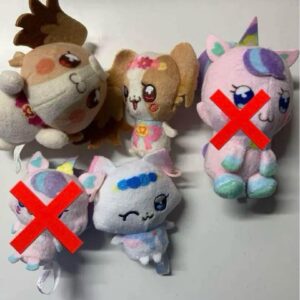 Wandafuru Precure Plush Toy Set F/S-M501 from japan Rare  Good condition