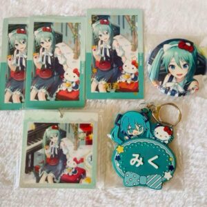 Proseca Hatsune Miku Epica Foil Stamped Can Badge Acrylic Keychain Sanrio F/S-M5