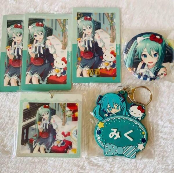 Proseca Hatsune Miku Epica Foil Stamped Can Badge Acrylic Keychain Sanrio F/S-M5