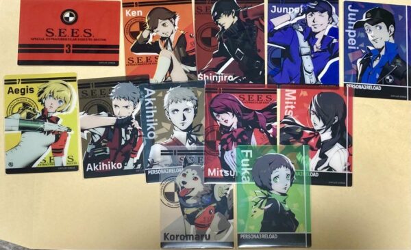 Persona 3 Reload P3R Hyakuyen Daiso Collection Card Set Of 12 F/S-M501 from japa