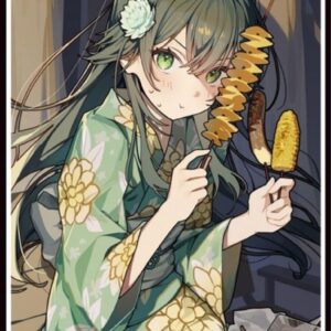Tsukimura Temari Yukata Card Sleeve Gakuen Idolmaster Gakumasu I K
