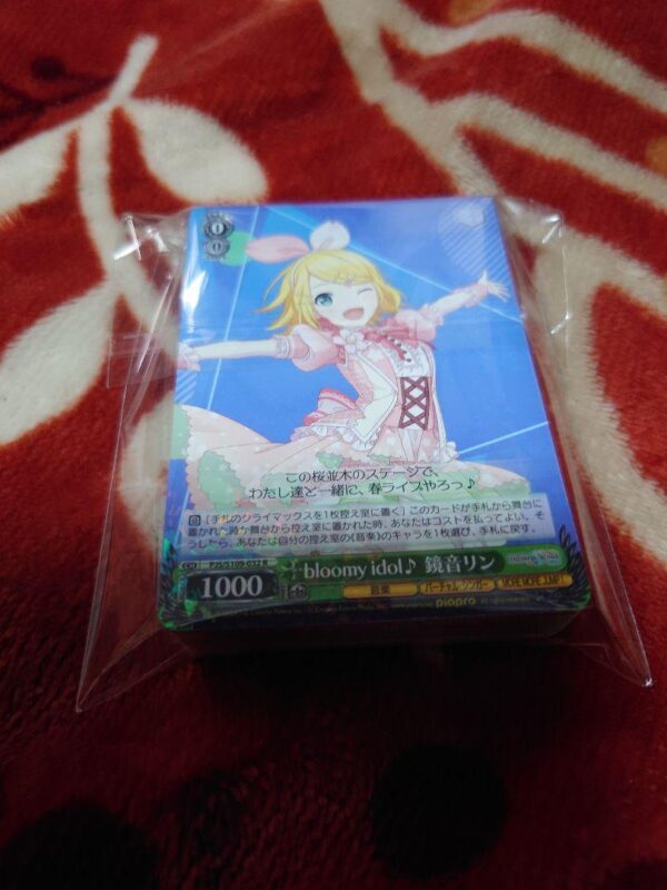 Proseca Bloomy Idol Kagamine Rin 50 Weiss Schwarz F/S-M501 from japan Rare  Good