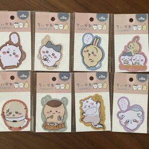 Chiikawa 100 Yen Store Die Cut Stickers 4 8 Types Set