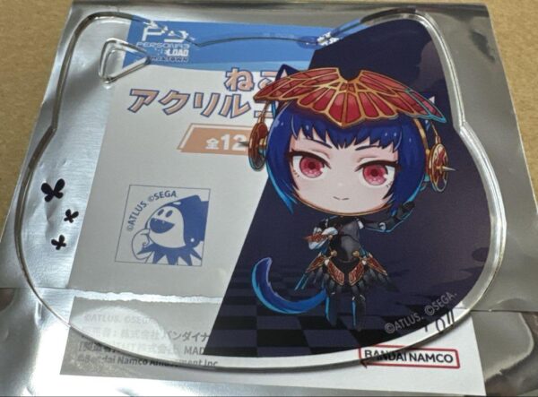 Persona 3 Reload Nanjatown Metis Cat-Shaped Acrylic Coaster F/S-M501 from japan