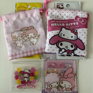 Sanrio My Melody 4-Piece Set F/S-M503 from japan Rare  Good condition