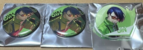 Persona 3 Reload Nanja Town Jin Can Badge Name F/S-M501 from japan Rare  Good co