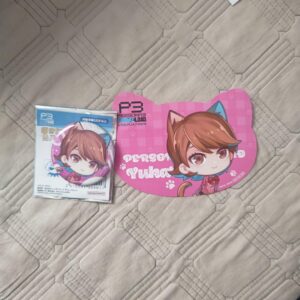 Persona 3 Reload Nanja Town Can Badge Yukari Takeha F/S-M501 from japan Rare  Go