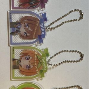The Quintessential Quintuplets Mini Acrylic Key Chain F/S-M501 from japan Rare